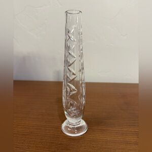 Waterford Crystal Lismore Bud Vase - 7" Tall Clear Glass, Discontinued Item